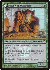 Mayor of Avabruck // Howlpack Alpha [Innistrad Prerelease Promos] | Dragon's Lair Comics and Fantasy Houston TX