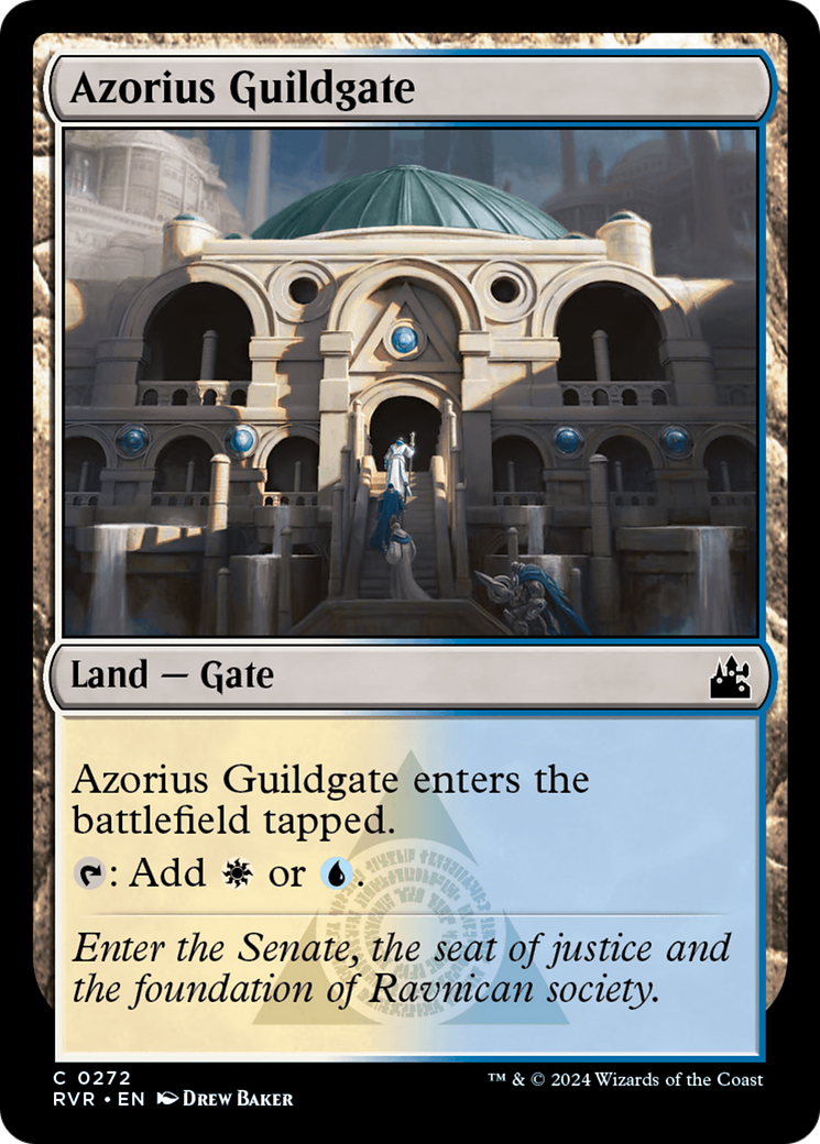 Azorius Guildgate [Ravnica Remastered] | Dragon's Lair Comics and Fantasy Houston TX