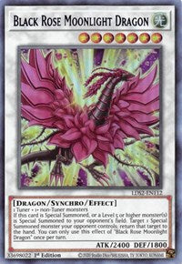 Black Rose Moonlight Dragon (Blue) [LDS2-EN112] Ultra Rare | Dragon's Lair Comics and Fantasy Houston TX