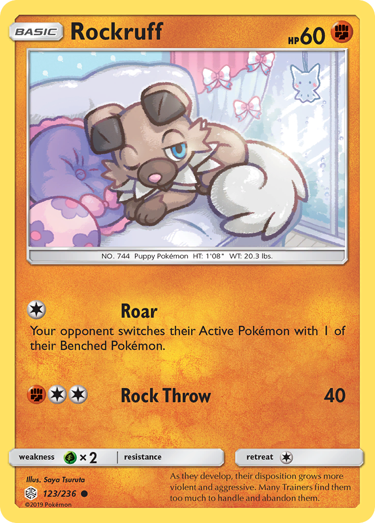 Rockruff (123/236) [Sun & Moon: Cosmic Eclipse] | Dragon's Lair Comics and Fantasy Houston TX