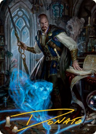 Mordenkainen Art Card (Gold-Stamped Signature) [Dungeons & Dragons: Adventures in the Forgotten Realms Art Series] | Dragon's Lair Comics and Fantasy Houston TX