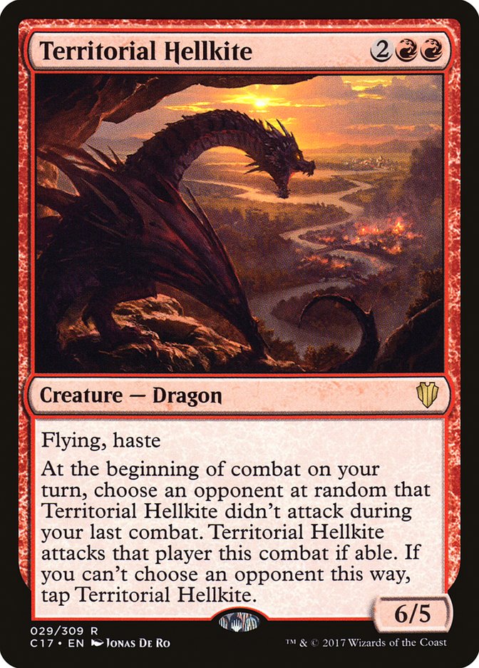 Territorial Hellkite [Commander 2017] | Dragon's Lair Comics and Fantasy Houston TX