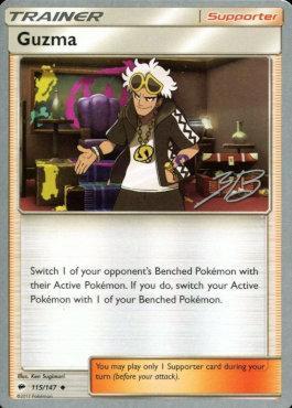 Guzma (115/147) (Ice Path FTW - Zachary Bokhari) [World Championships 2017] | Dragon's Lair Comics and Fantasy Houston TX