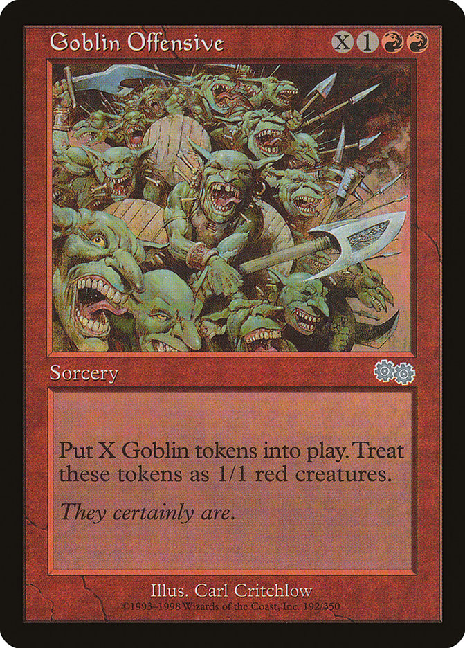 Goblin Offensive [Urza's Saga] | Dragon's Lair Comics and Fantasy Houston TX