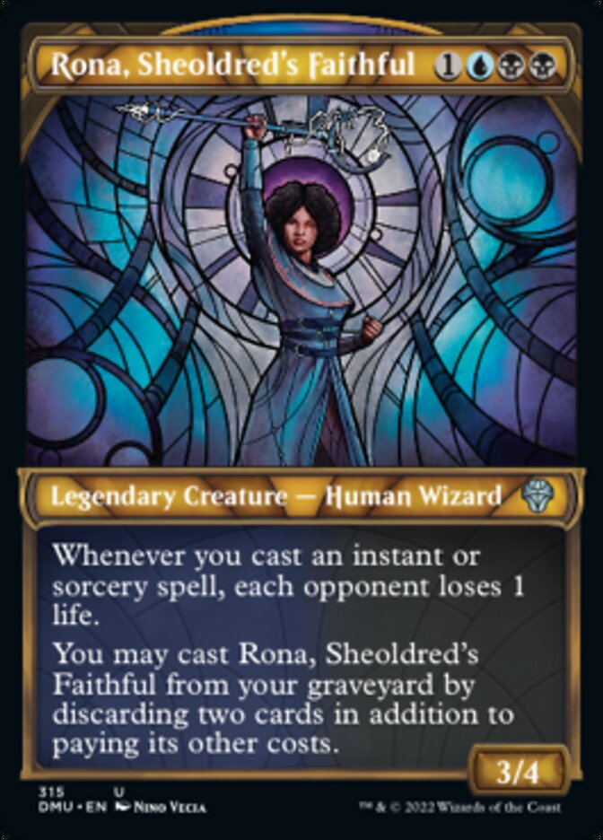 Rona, Sheoldred's Faithful (Showcase) [Dominaria United] | Dragon's Lair Comics and Fantasy Houston TX