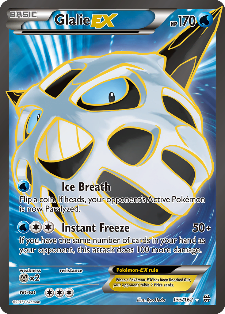 Glalie EX (155/162) [XY: BREAKthrough] | Dragon's Lair Comics and Fantasy Houston TX