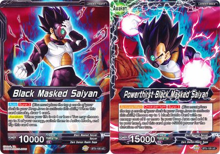 Black Masked Saiyan // Powerthirst Black Masked Saiyan (Giant Card) (BT5-105) [Oversized Cards] | Dragon's Lair Comics and Fantasy Houston TX