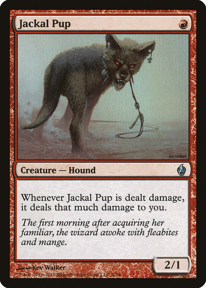 Jackal Pup [Premium Deck Series: Fire and Lightning] | Dragon's Lair Comics and Fantasy Houston TX