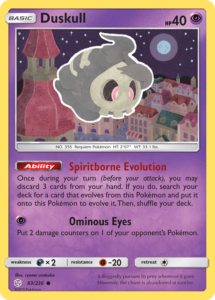 Duskull (83/236) [Sun & Moon: Cosmic Eclipse] | Dragon's Lair Comics and Fantasy Houston TX