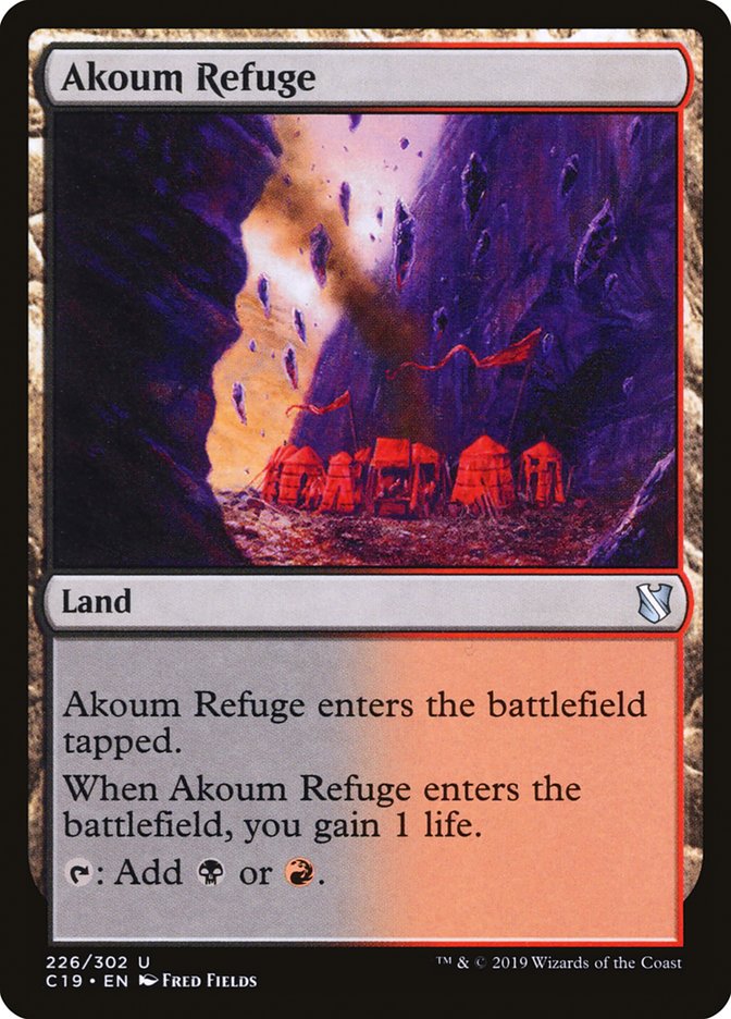 Akoum Refuge [Commander 2019] | Dragon's Lair Comics and Fantasy Houston TX