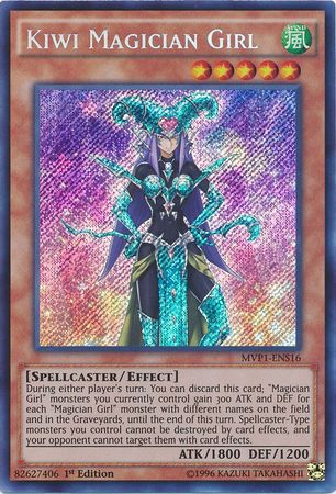 Kiwi Magician Girl [MVP1-ENS16] Secret Rare | Dragon's Lair Comics and Fantasy Houston TX