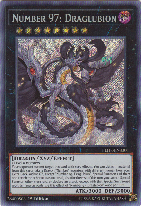 Number 97: Draglubion [BLHR-EN030] Secret Rare | Dragon's Lair Comics and Fantasy Houston TX