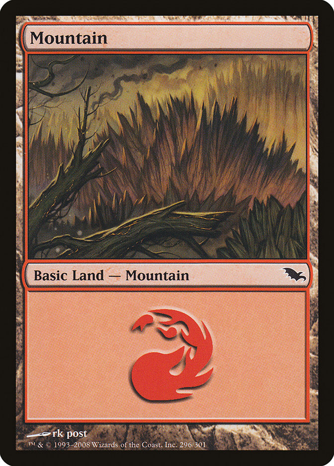 Mountain (296) [Shadowmoor] | Dragon's Lair Comics and Fantasy Houston TX