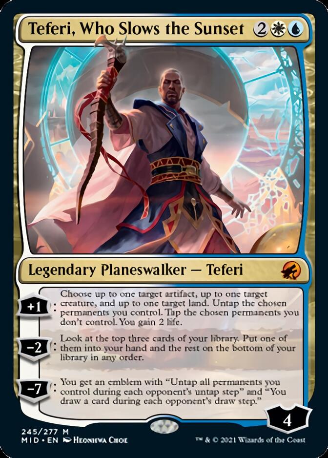 Teferi, Who Slows the Sunset [Innistrad: Midnight Hunt] | Dragon's Lair Comics and Fantasy Houston TX