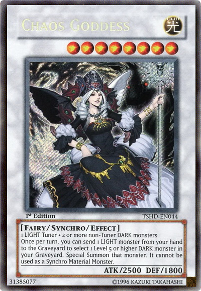 Chaos Goddess [TSHD-EN044] Secret Rare | Dragon's Lair Comics and Fantasy Houston TX