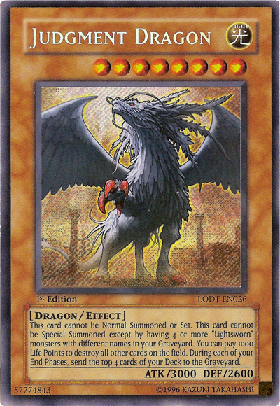 Judgment Dragon [LODT-EN026] Secret Rare | Dragon's Lair Comics and Fantasy Houston TX