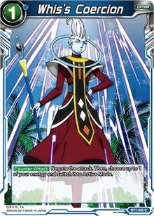 Whis's Coercion (BT1-055) [Galactic Battle] | Dragon's Lair Comics and Fantasy Houston TX