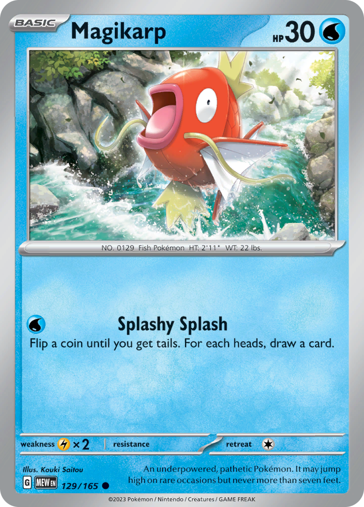 Magikarp (129/165) [Scarlet & Violet: 151] | Dragon's Lair Comics and Fantasy Houston TX