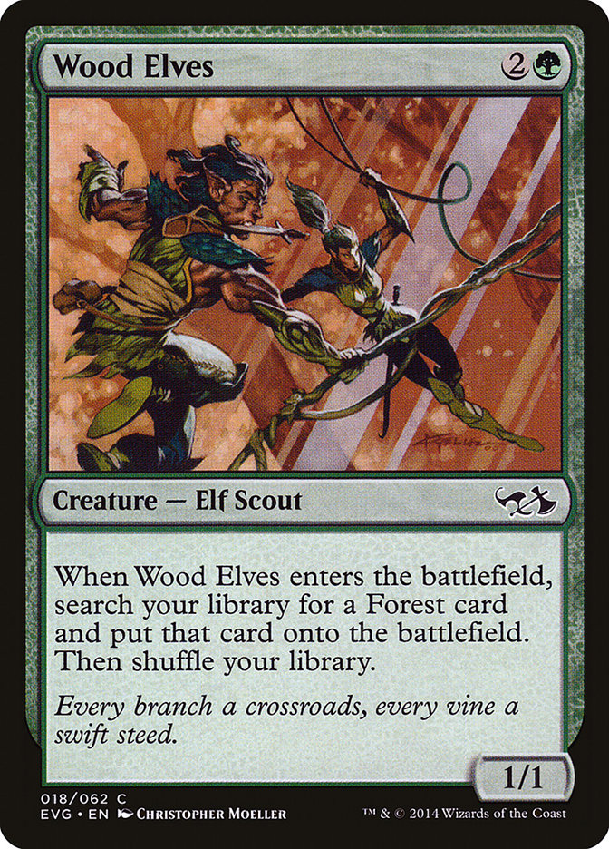 Wood Elves (Elves vs. Goblins) [Duel Decks Anthology] | Dragon's Lair Comics and Fantasy Houston TX