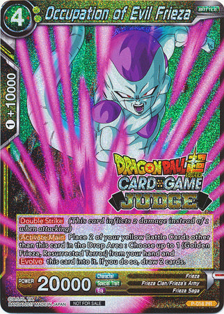 Occupation of Evil Frieza (P-018) [Judge Promotion Cards] | Dragon's Lair Comics and Fantasy Houston TX