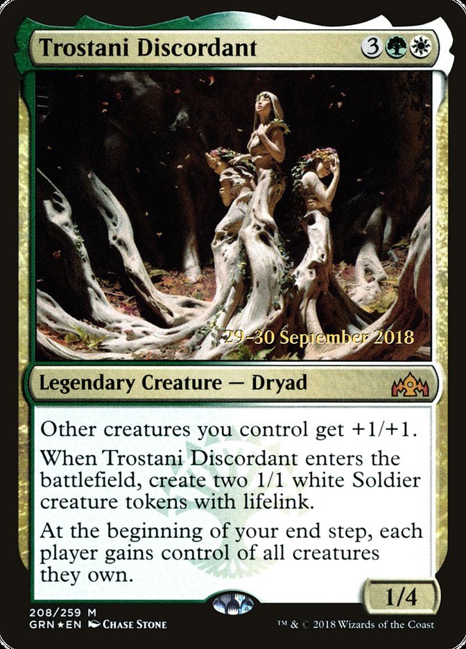 Trostani Discordant [Guilds of Ravnica Prerelease Promos] | Dragon's Lair Comics and Fantasy Houston TX