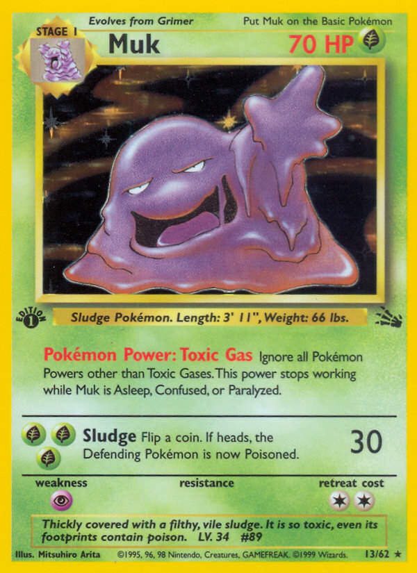 Muk (13/62) [Fossil 1st Edition] | Dragon's Lair Comics and Fantasy Houston TX