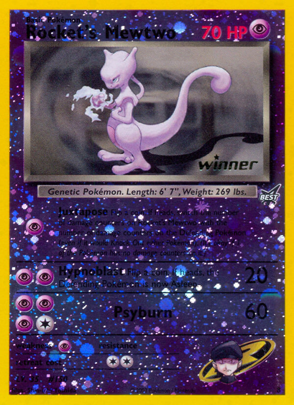 Rocket's Mewtwo (8) [Best of Promos] | Dragon's Lair Comics and Fantasy Houston TX