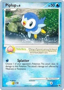 Piplup LV.8 (72/100) (Empotech - Dylan Lefavour) [World Championships 2008] | Dragon's Lair Comics and Fantasy Houston TX