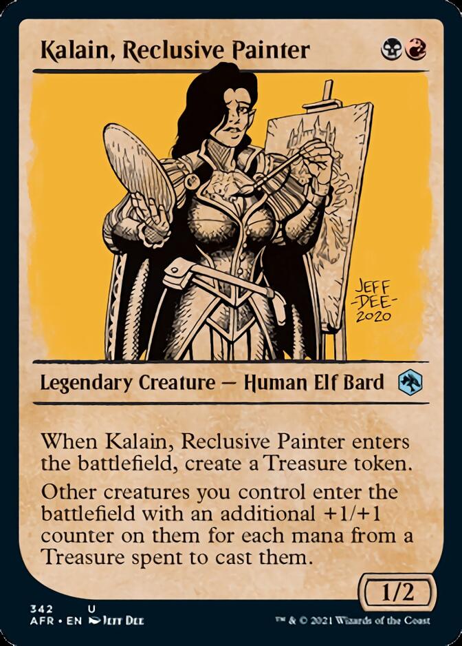 Kalain, Reclusive Painter (Showcase) [Dungeons & Dragons: Adventures in the Forgotten Realms] | Dragon's Lair Comics and Fantasy Houston TX