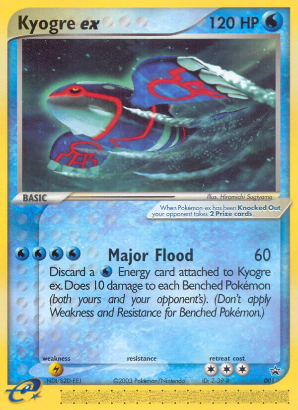 Kyogre ex (001) [Nintendo: Black Star Promos] | Dragon's Lair Comics and Fantasy Houston TX