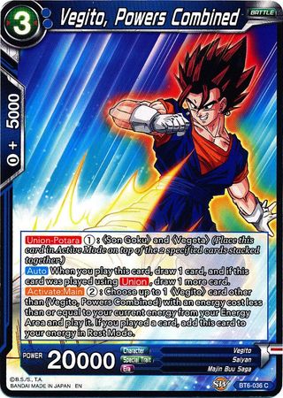 Vegito, Powers Combined (BT6-036) [Destroyer Kings] | Dragon's Lair Comics and Fantasy Houston TX