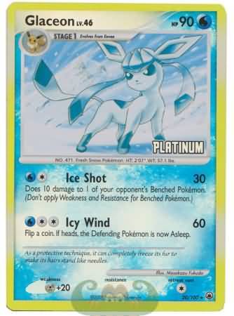 Glaceon (20/100) [Burger King Promos: 2009 Collection] | Dragon's Lair Comics and Fantasy Houston TX