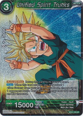 Unified Spirit Trunks (Foil) (EX01-06) [Mighty Heroes] | Dragon's Lair Comics and Fantasy Houston TX