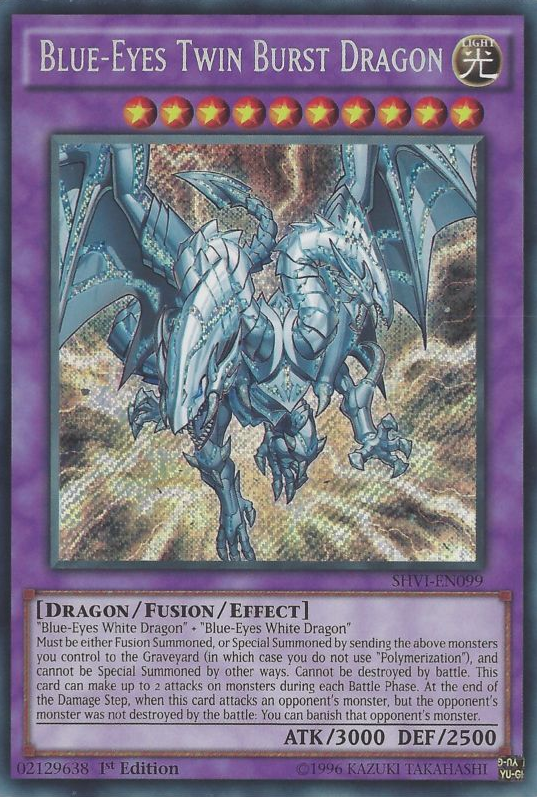 Blue-Eyes Twin Burst Dragon [SHVI-EN099] Secret Rare | Dragon's Lair Comics and Fantasy Houston TX