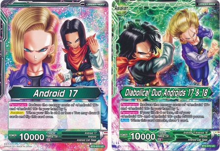 Android 17 // Diabolical Duo Androids 17 & 18 (BT2-070) [Union Force] | Dragon's Lair Comics and Fantasy Houston TX