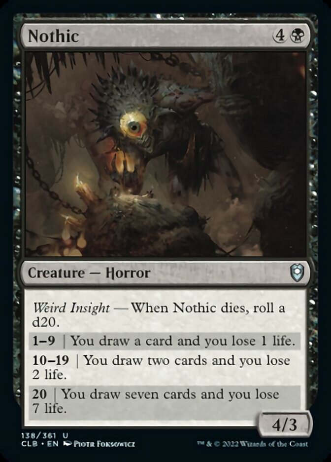 Nothic [Commander Legends: Battle for Baldur's Gate] | Dragon's Lair Comics and Fantasy Houston TX