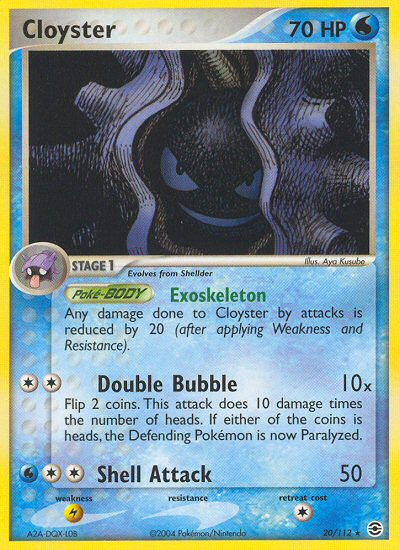 Cloyster (20/112) [EX: FireRed & LeafGreen] | Dragon's Lair Comics and Fantasy Houston TX