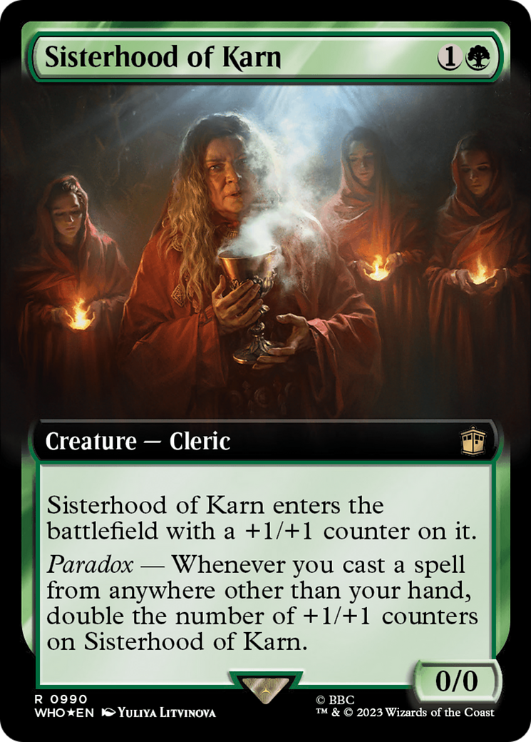 Sisterhood of Karn (Extended Art) (Surge Foil) [Doctor Who] | Dragon's Lair Comics and Fantasy Houston TX