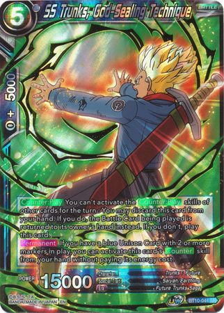 SS Trunks, God-Sealing Technique (BT10-044) [Rise of the Unison Warrior 2nd Edition] | Dragon's Lair Comics and Fantasy Houston TX