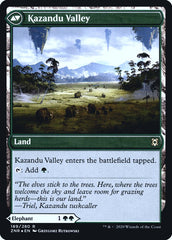 Kazandu Mammoth // Kazandu Valley [Zendikar Rising Prerelease Promos] | Dragon's Lair Comics and Fantasy Houston TX