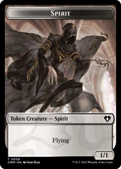 Spirit (0039) // Bird Illusion Double-Sided Token [Commander Masters Tokens] | Dragon's Lair Comics and Fantasy Houston TX