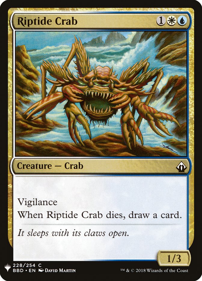 Riptide Crab [Mystery Booster] | Dragon's Lair Comics and Fantasy Houston TX