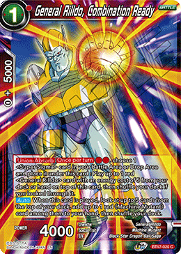 General Rilldo, Combination Ready (BT17-020) [Ultimate Squad] | Dragon's Lair Comics and Fantasy Houston TX