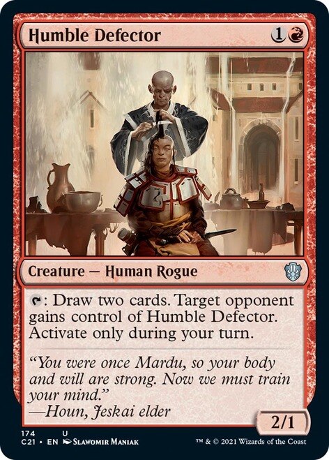 Humble Defector [Commander 2021] | Dragon's Lair Comics and Fantasy Houston TX