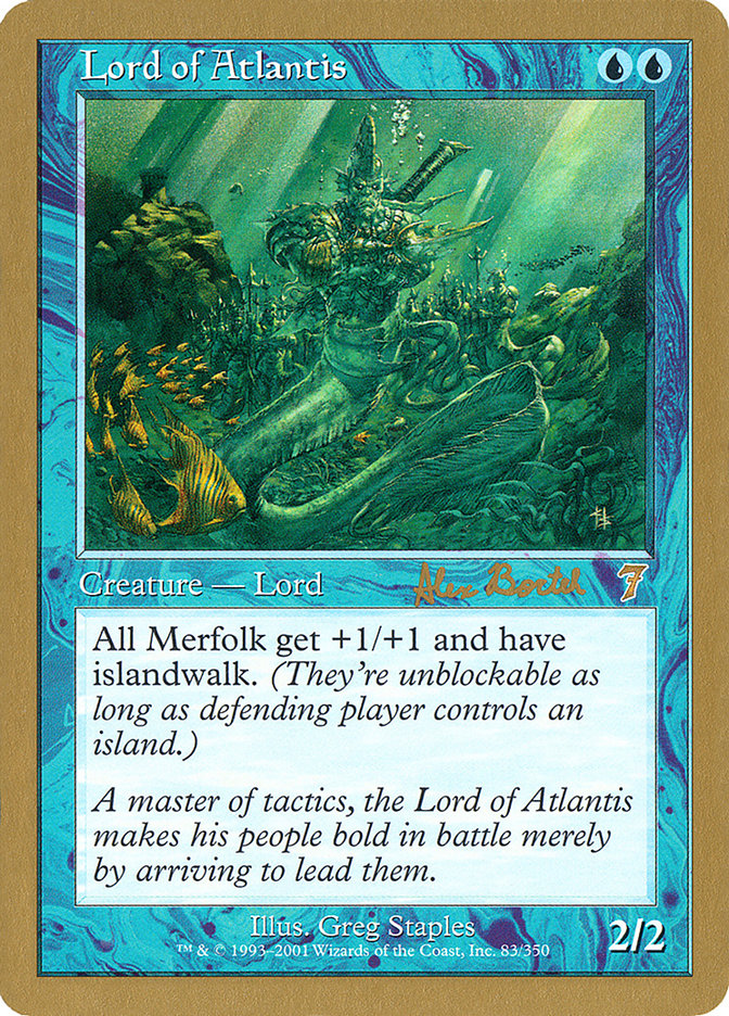 Lord of Atlantis (Alex Borteh) [World Championship Decks 2001] | Dragon's Lair Comics and Fantasy Houston TX