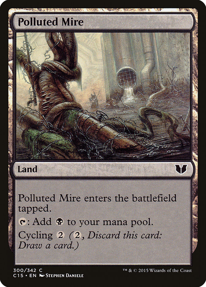 Polluted Mire [Commander 2015] | Dragon's Lair Comics and Fantasy Houston TX