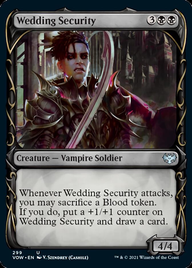 Wedding Security (Showcase Fang Frame) [Innistrad: Crimson Vow] | Dragon's Lair Comics and Fantasy Houston TX