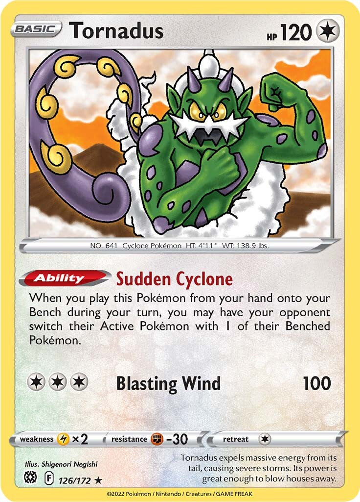 Tornadus (126/172) [Sword & Shield: Brilliant Stars] | Dragon's Lair Comics and Fantasy Houston TX