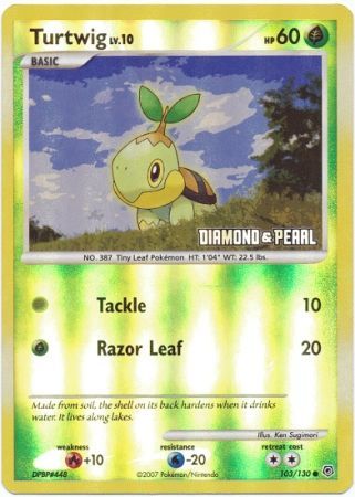 Turtwig (103/130) [Burger King Promos: 2008 Collection] | Dragon's Lair Comics and Fantasy Houston TX