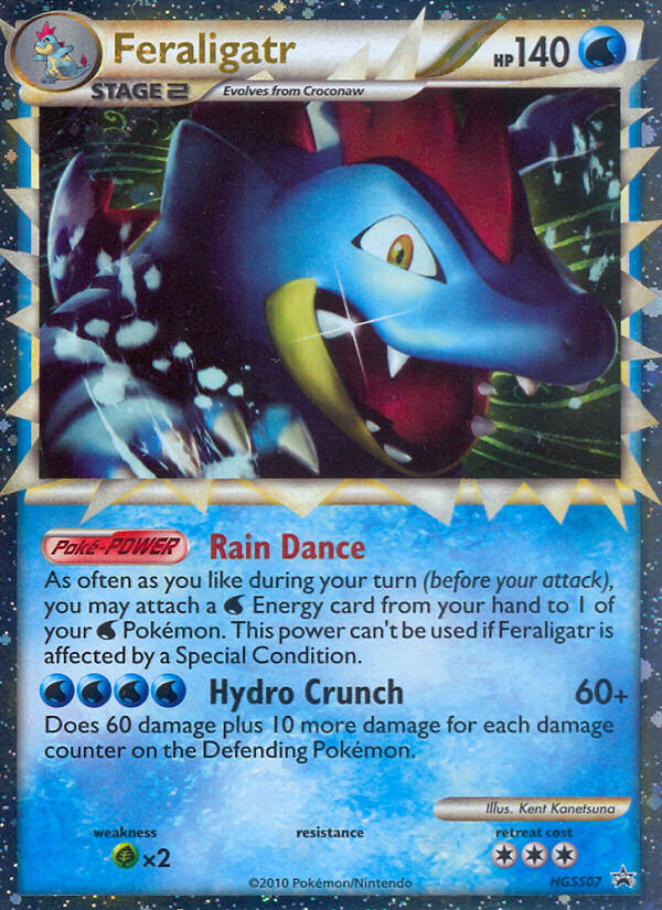 Feraligatr (HGSS07) [HeartGold & SoulSilver: Black Star Promos] | Dragon's Lair Comics and Fantasy Houston TX